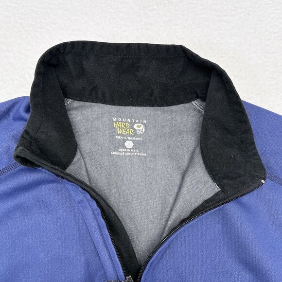 Mountain Hardwear Jacket Mens Size Medium Blue Soft Shell Waterproof Cycling - Picture 7 of 11